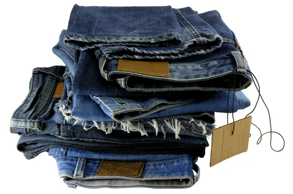 Modré džíny  — Stock fotografie